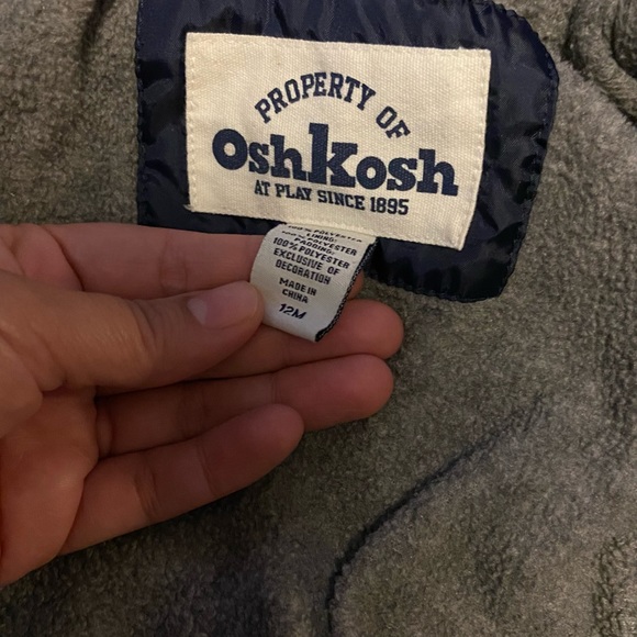 OSH KOSH Baby boys blue winter puffer jacket - Picture 7 of 7